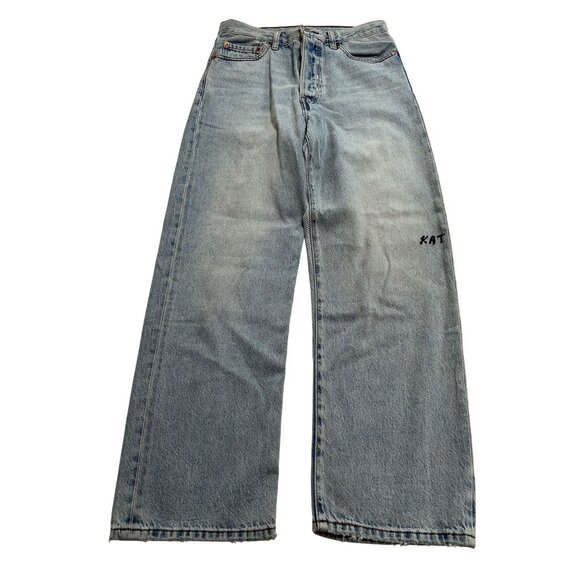 Levi's Ribcage Straight Ankle Women's Jeans in Middle Road Medium Wash - Picture 1 of 7